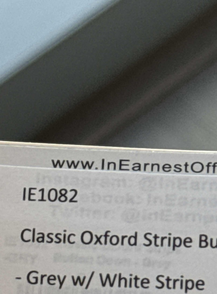 NWT In Earnest Byron Lars Oxford Stripe Button Down Size 2 - Picture 8 of 8